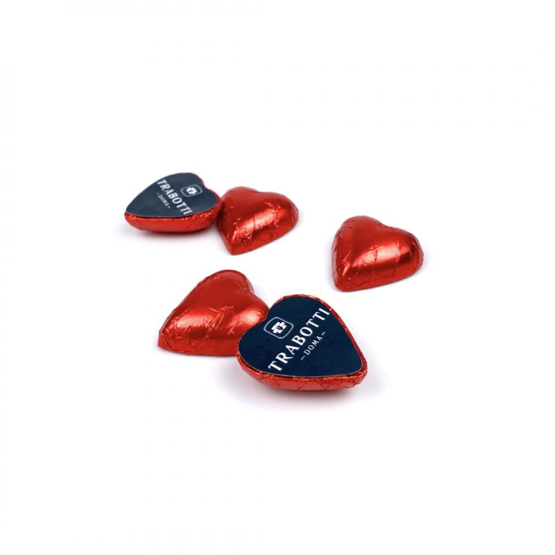 Шоколадное сердце с логотипом 7.5 г